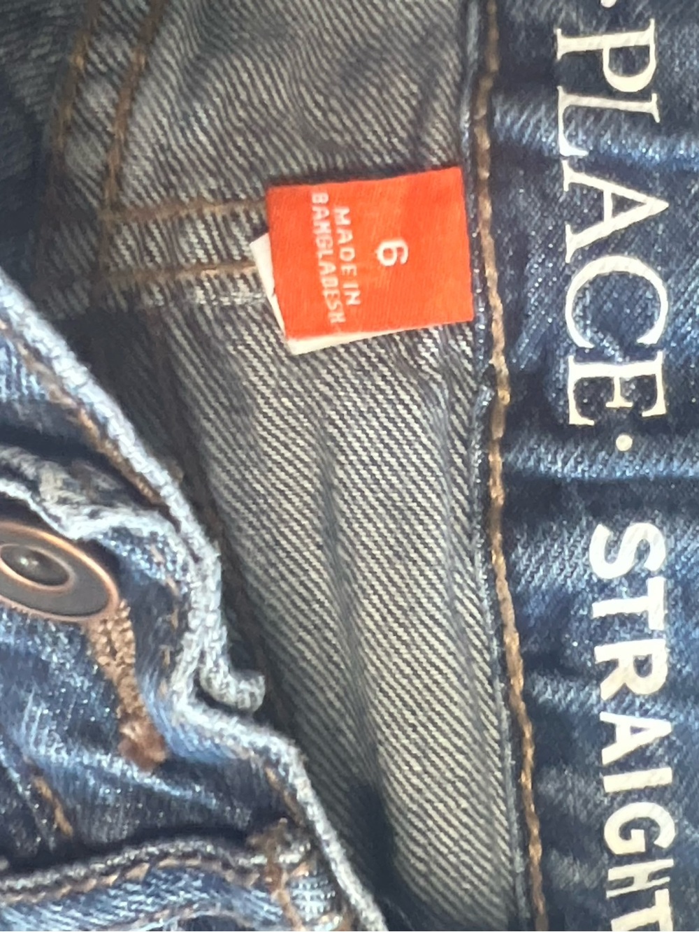 Boy’s Slim Straight Blue Jeans - Picture 3 of 3